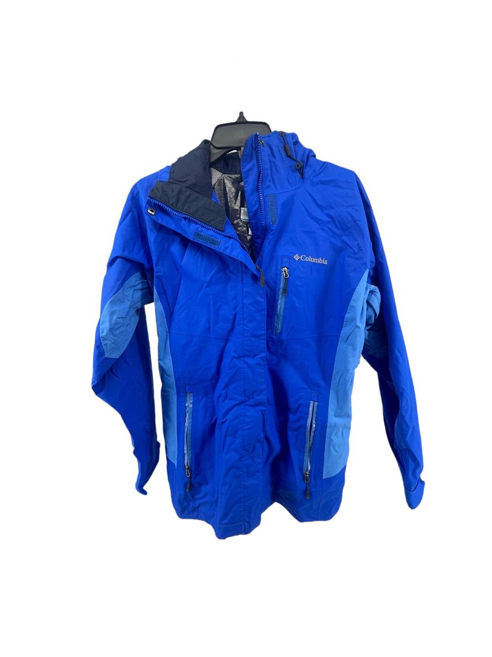 Columbia Interchange Two-Tone Blue Winter Jacket Women's Size Small